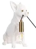 BELIANI Lampa stołowa biała żywica syntetyczna w kształcie Podgląd zdjęcia produktu 1