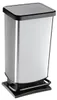 ROTHO Treteimer Paso 40l 35,3x29,5x67,6cm silber Produktbild-Vorschau 17