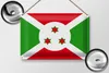 Blechschild Flagge Burundis 30x20cm Flag of Burundi Produktbild-Vorschau 2