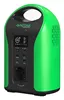 A green and black portable power station is shown against a white background. Produktbild-Vorschau