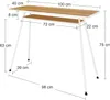 Kompaktschreibtisch LEVIRA Kost Dash 100x40 cm Troia Produktbild-Vorschau 3
