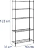 Expondo Royal Catering Kovový regál – 35 x 90 x 180 cm – Náhled obrázku produktu 9