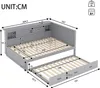 Flieks Holzbett Klassische Bett Tagesbett 140x200cm mit Produktbild-Vorschau 7