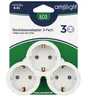 Amslight 3-fach Steckdosenadapter SCHUKO mit Produktbild-Vorschau 1