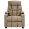 masážne kreslo vidaXL Electric Taupe Fabric Náhľad obrázku produktu 2