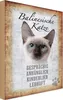 vianmo Holzschild 18x12 cm balinesische Katze Tier Haustier Produktbild-Vorschau 1