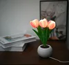Tulpenlampe, künstliche Blumenlampe, Tischlampe, Produktbild-Vorschau 4