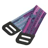A close-up shot of a colorful headphone headband strap with black connectors. Podgląd zdjęcia produktu
