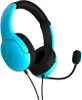 A blue and black stereo headset with a microphone. Anteprima dell’immagine prodotto