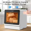 BlitzHome BH-4-CDW Kompakte Tischspülmaschine 5L Wassertank Produktbild-Vorschau 4
