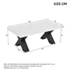 Merax salontafel met X-vormige poten, moderne salontafel Productafbeelding-voorbeeld 10