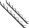 Treppenrahmen 7 stufig Stahl-Treppe Anthrazit Treppenholm Produktbild-Vorschau 1