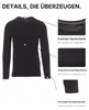 Mivaro Herren 3er Pack Langarmshirts aus Baumwolle - Produktbild-Vorschau 3