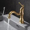 Wasserhahn Bad Antik Messing, Waschtischarmatur Retro, Produktbild-Vorschau 1