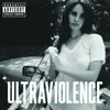 A black and white image of a woman standing next to a car, with the album title "ULTRAVIOLENCE" displayed prominently. Produktbild-Vorschau