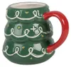 Clayre & Eef Tasse Weihnachtsbaum 350 ml Grün Keramik Produktbild-Vorschau 2