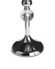 BELIANI Kerzenständer Silber 13 x 33 cm Glas und Metall Produktbild-Vorschau 6