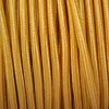 Textilkabel 50 m Gold 3 adrig rund Lampenkabel Stoffkabel Produktbild-Vorschau 2