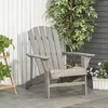 Outsunny Adirondack-stoel, weerbestendig, houten Productafbeelding-voorbeeld 2