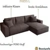 Canapé d'angle BEAUTYSOFA 290 cm, canapé-lit moderne avec Voir les images du produit 5
