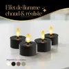 Meisterhome® Lot de 4 bougies chauffe-plat LED XXL - Voir les images du produit 2