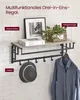 VASAGLE Wandgarderobe mit Ablage, Wandregal, mit 5 Produktbild-Vorschau 5