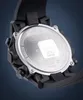 The back of a Casio Edifice watch is shown in close-up. Voir les images du produit
