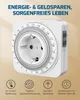 DEWENWILS  2x 24h Zeitschaltuhr Mechanisch Steckdose, 3680W Produktbild-Vorschau 3