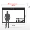 ESMART Professional MIROLO Rollo-Leinwand 198 x 124 cm Produktbild-Vorschau 2