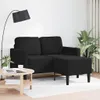 vidaXL 2-Sitzer-Sofa mit Chaiselongue L-förmig Schwarz 125 Produktbild-Vorschau 1
