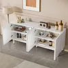 Merax Sideboard géométrique 4 portes, commode de salle à Voir les images du produit 6