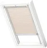 VELUX Dachfenster Plissee blickdicht leinen mit grauem Produktbild-Vorschau 1