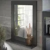 Kúpeľňové zrkadlo Vicco Vilda Šedá 40 x 50 cm, Model 55563 Náhľad obrázku produktu 4