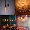 A collage of four images showcasing different vintage-style light fixtures and a dining area. Produktbild-Vorschau