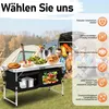 Jayseuw Cucina da campeggio 120x68x47, armadio da campeggio Anteprima dell’immagine prodotto 3