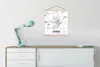 MuchoWow® Textilposter Karte - Worms - Stadtplan 60x60 cm Produktbild-Vorschau 3