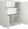 Commode étroite combinée ELBE – blanc Voir les images du produit 2