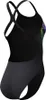 Speedo Placement Powerback Badeanzug Damen, Farbe:Schwarz, Produktbild-Vorschau 7