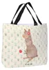 Mr. & Mrs. Panda Tote Bag Alpaka Blume - Kaktus Grün - Produktbild-Vorschau 2