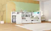 Sweiko 90x200 L-förmiges Holz-Plattformbett mit Produktbild-Vorschau 18