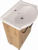 Szafka łazienkowa z umywalką stojąca pod umywalkę dąb wotan Podgląd zdjęcia produktu 3