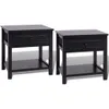 VidaXL 242873, Czarny, MDF, Paulownia, Sklejka, 325 x 240 x Podgląd zdjęcia produktu 2