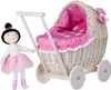 Kočárek pro panenky LILI Willow Cream 48X28 H26/47 CM Náhled obrázku produktu 2