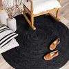 Volero - Tapis en jute - Fair Rond Noir - Ø 100 cm Voir les images du produit 1