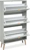 Schuhschrank VIGO 49A grün 70 x 24 x 125 cm Produktbild-Vorschau 6
