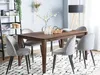 BELIANI Jídelní stůl tmavý ořech MDF kaučuk 160 x 90 cm Náhled obrázku produktu 2