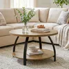 Couchtisch, 80 cm Beistelltisch, Doppelstöckiger Produktbild-Vorschau 10