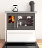 Plamen 850 Glas N – Weißer Holzherd (rechte Ausführung) Produktbild-Vorschau 1
