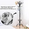 COSTWAY Wieszak na ubrania 182 cm, drewniany wieszak na Podgląd zdjęcia produktu 3
