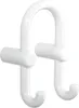 HEWI Doppelhaken Polyamid reinweiß 8019004099 Produktbild-Vorschau 1